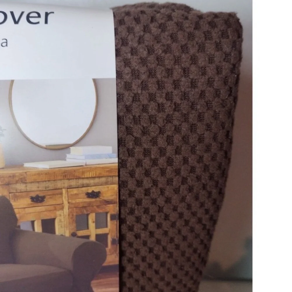 Textured Knit Sofa Slipcover / Couch Cover